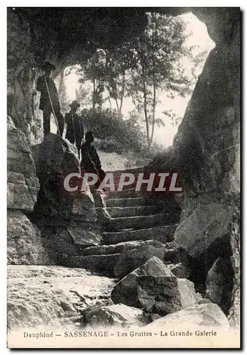 Cartes postales Dauphine Sassenage Les Grottes La Grande Galerie