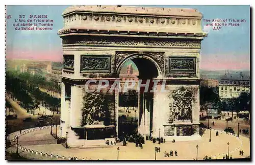 Ansichtskarte AK Paris L&#39arc De Triomphe Qui abrite La Tomphe du Soldat inconnu