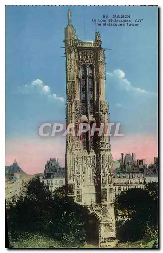 Cartes postales Paris La Tour St Jacques