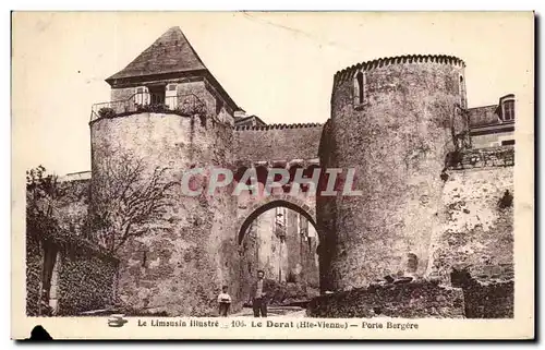 Cartes postales Le Limousin Illustre Porte Bergere