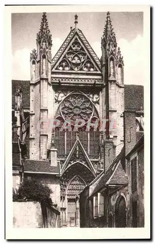 Ansichtskarte AK Auxerre La Cathedrale Transept Sud