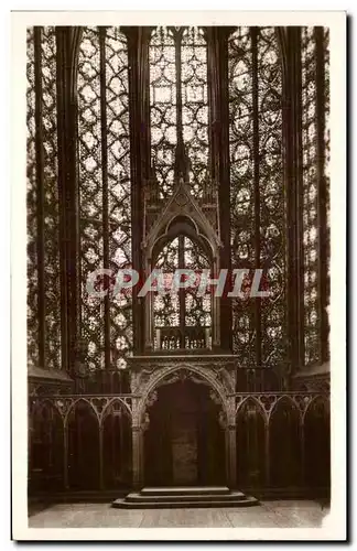 Ansichtskarte AK Sainte Chapelle Chapelle Haute les Vitraux