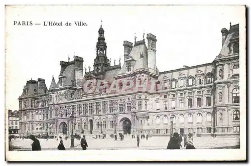 Cartes postales Paris L&#39Hotel de Ville