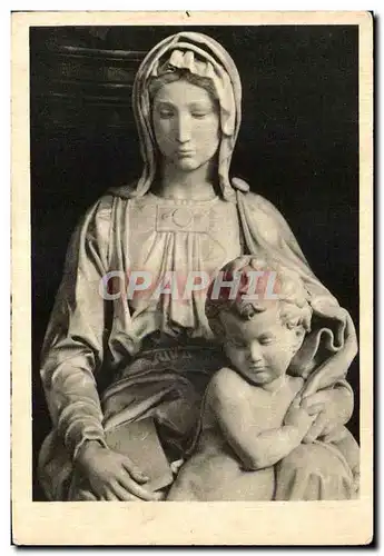 Cartes postales Michel Ange Vierge Et enfant Eglise Notre Dame Bruges