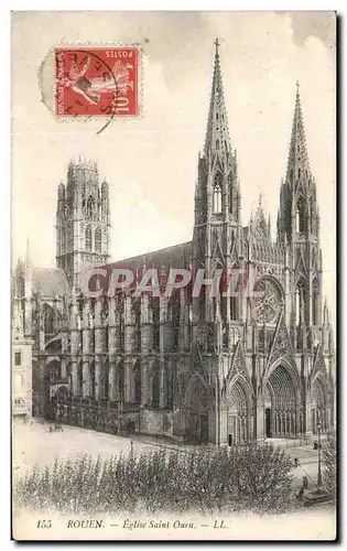 Cartes postales Rouen Eglise Saint Ouen