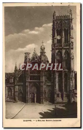 Cartes postales Dieppe L&#39Eglise Saint Jacques