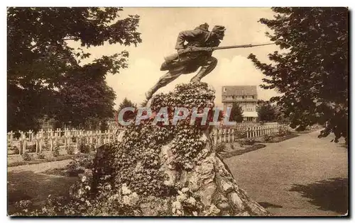 Cartes postales Dinant cimetiere francais sur la Citadelle et Monument L&#39Assaut Militaria