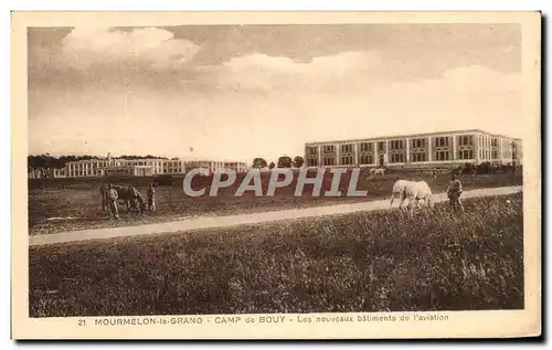 Cartes postales Mourmelon le Grand Camp de Bouy les nouveaux batiments de l&#39aviation Militaria