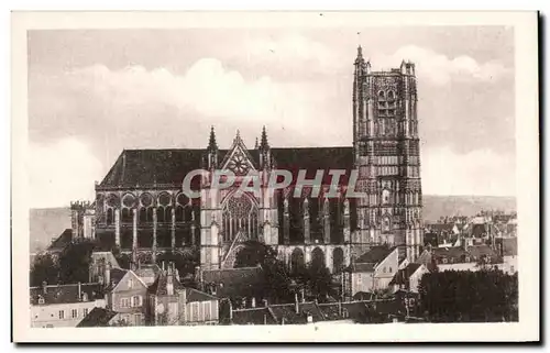 Cartes postales Auxerre la Cathedrale