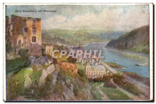 Cartes postales Burg Schonburg mit Oberwesel