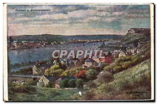 Cartes postales Coblenz u Ehrenbreitstein