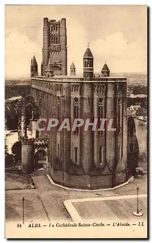 Cartes postales Albi la Cathedrale Sainte Cecile L&#39Abside