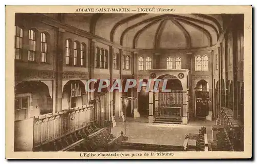 Cartes postales Abbaye Saint Martin Liguge L&#39Eglise Claustrale