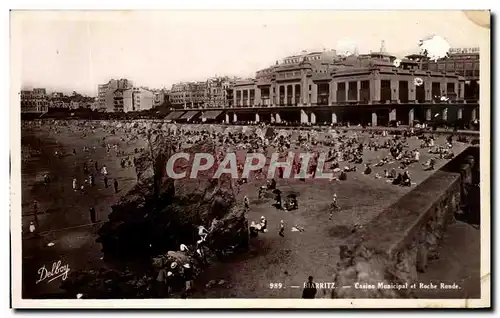 Cartes postales Biarritz Casino Municipal Et Roche