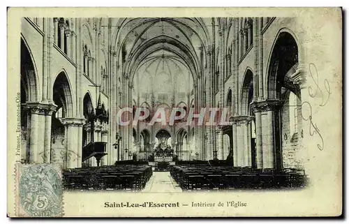 Cartes postales Saint Leu d&#39Esserent Interieur de l&#39Eglise
