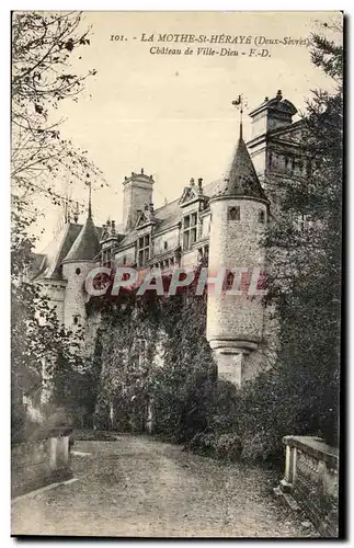 Cartes postales La Mothe St Heraye Chateau de Ville Dieu