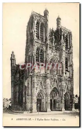 Cartes postales Abbeville L'Eglise Saint Vulfran