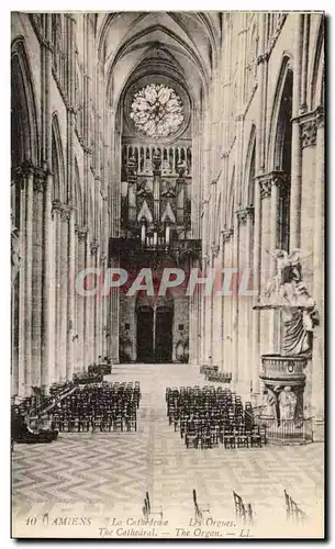 Cartes postales Amiens La Cathedrale Les Orgues