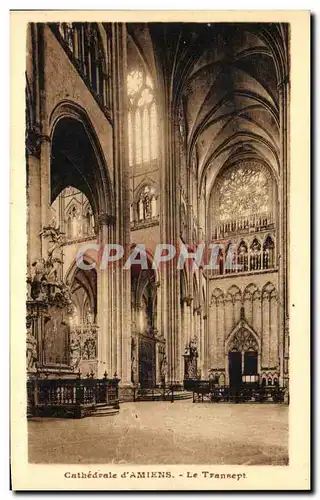 Cartes postales Cathedrale d'Amiens Le Transept