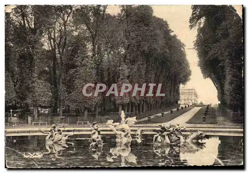 Cartes postales Versailles Bassin du Dragon et Allee d'Eau The Dragon Basin