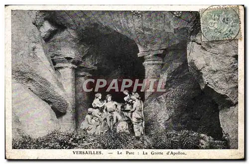 Ansichtskarte AK Versailles Le Parc La Grotte d&#39Apollon