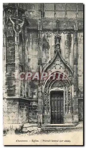 Cartes postales Chaumont Eglise Portail Lateral