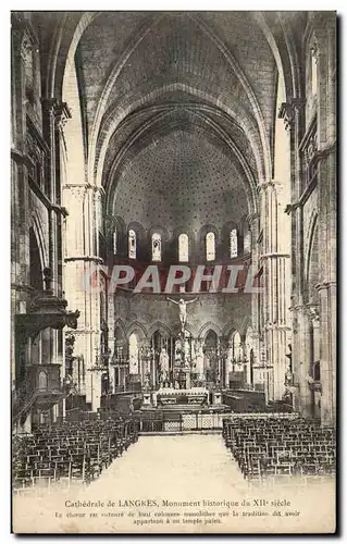 Cartes postales Cathedrale de Langres Monument Historique