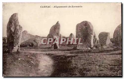 Cartes postales Carnac Alignements de Kermario