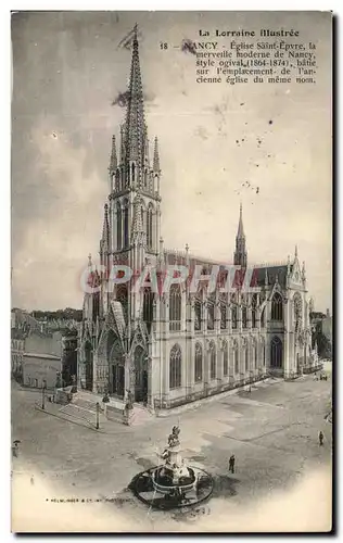 Cartes postales Nancy Eglise Saint EpvreLa Merveille