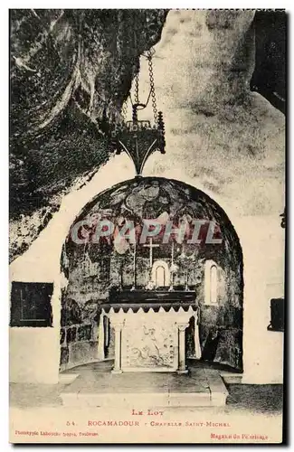 Cartes postales Rocamadour Chapelle Saint Michel