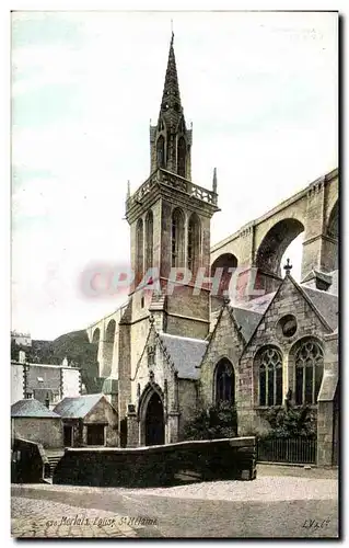 Cartes postales Morlaix Eglise St Melaine