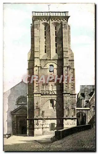 Ansichtskarte AK Morlaix Eglise St Mathieu