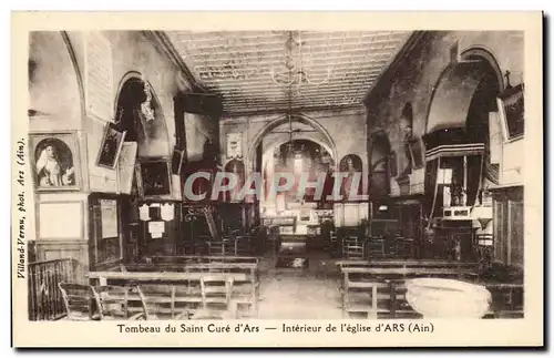 Cartes postales Tombeau du Saint Cure d'Ars Interieur de l'Eglise d'Ars