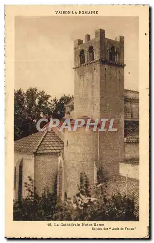 Ansichtskarte AK Vaison La Romaine La Cathedrale Notre Dame