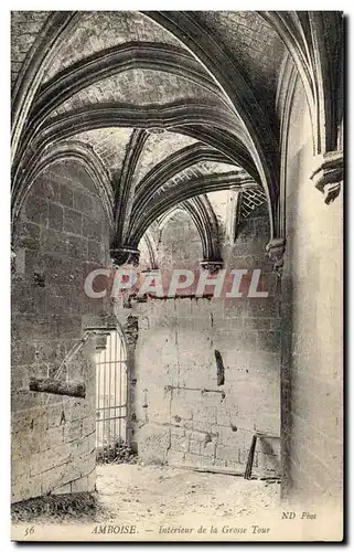 Cartes postales Amboise Interieur De La Grosse Tour