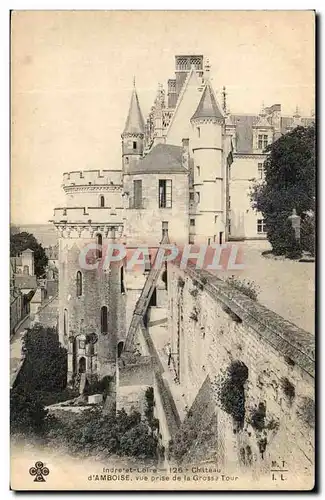 Cartes postales Chateau D&#39Amboise vue Prise De La Grosse Tour