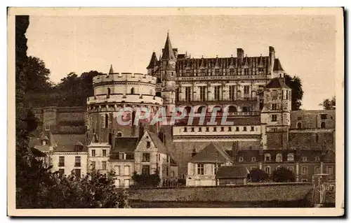 Cartes postales La Douce France Chateaux De La Loire Chateau d&#39Amboise Vue Generale