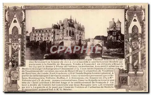 Cartes postales Chenonceaux Le Chateau Actuel construit Par Thomas Bohier