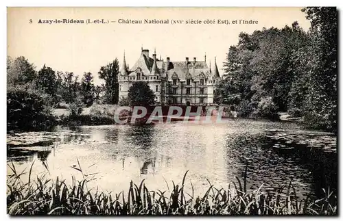 Cartes postales Azay le Rideau Chateau National