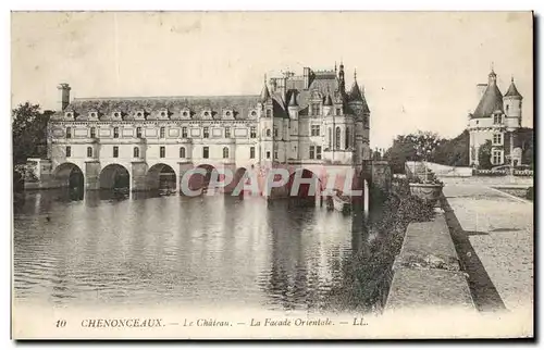 Cartes postales Chenonceaux La Chateau la facade Orientale