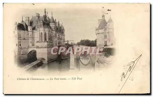 Ansichtskarte AK Chateau de Chenonceaux La Pont Levis