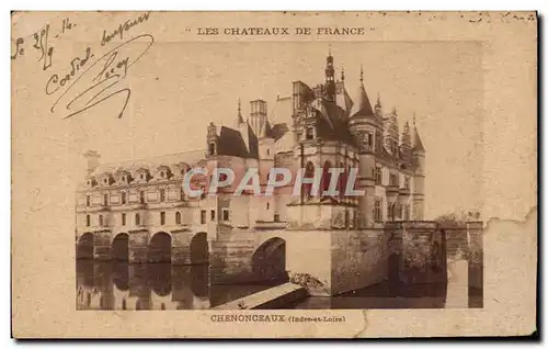 Cartes postales Chateau de France Chenonceaux