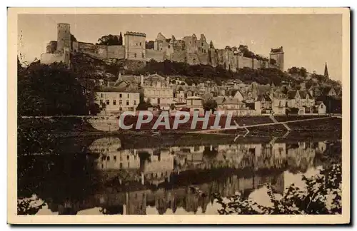 Cartes postales Chateaux De la Loire Chatean de Chinon sur les bords de la Loire