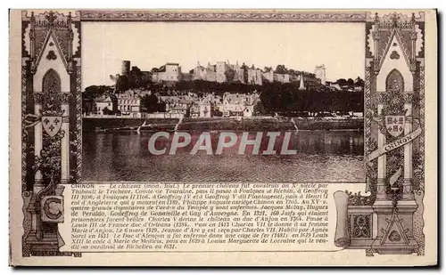 Cartes postales Chinon La Chateau