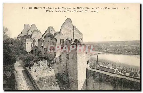 Cartes postales Chinon La Chateau