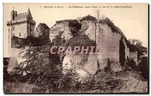 Cartes postales Chinon Le Chateau