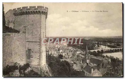 Cartes postales Chinon Chateau La Tour de Boissy