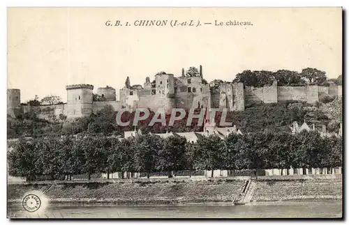 Cartes postales Chinon Le Chateau