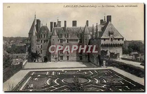 Ansichtskarte AK Langeais Le Chateau Facade Meridionale