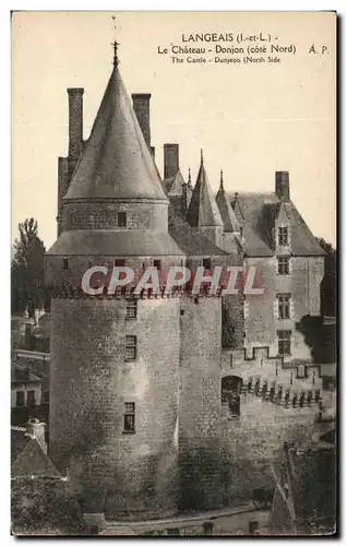 Cartes postales Langeais Le Chateau Donjon